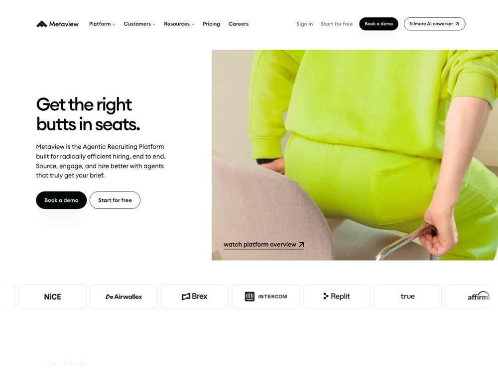 Metaview website